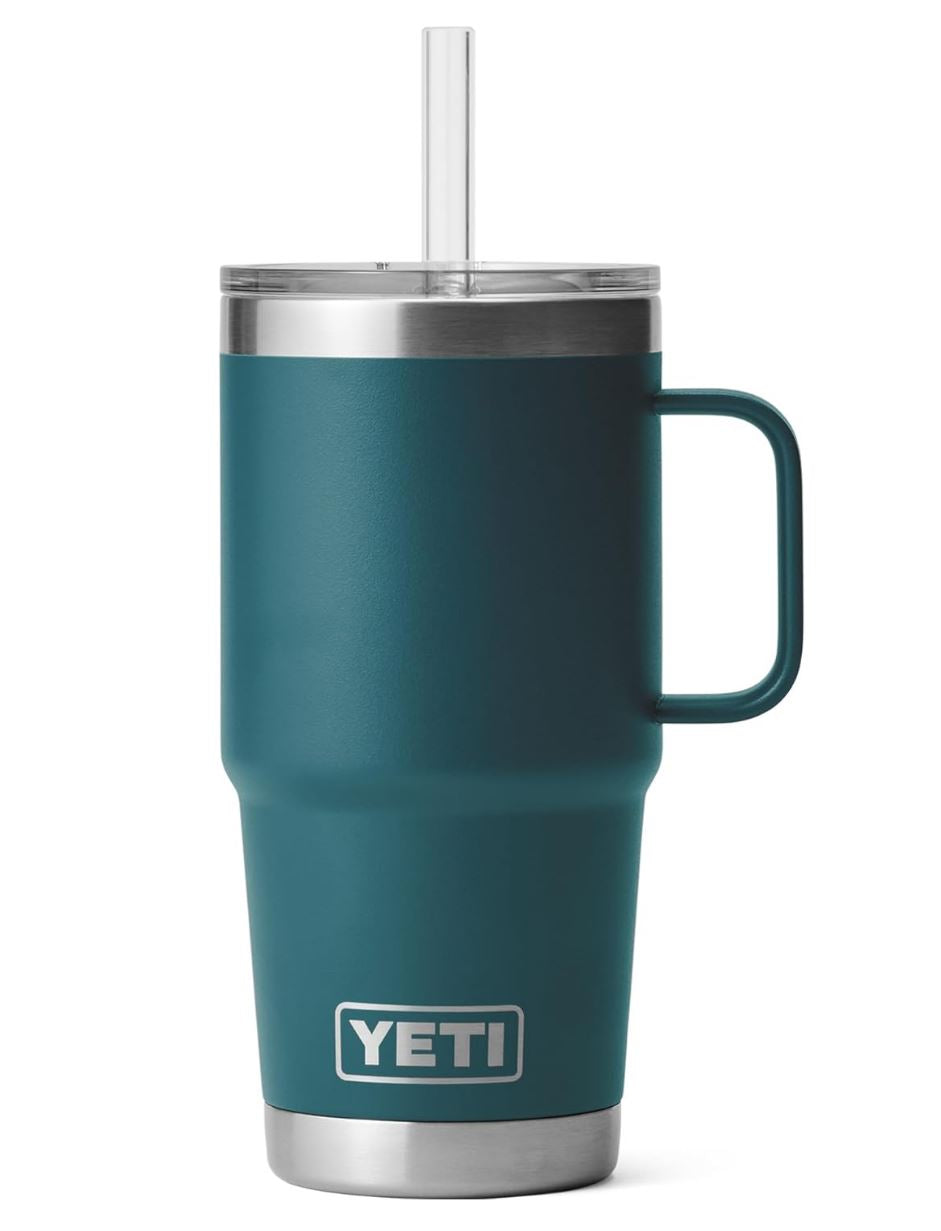 YETI Rambler Tumbler – Vacuum-Insulated Travel Mug with Handle & Straw