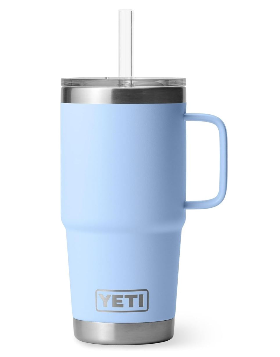 YETI Rambler Tumbler – Vacuum-Insulated Travel Mug with Handle & Straw