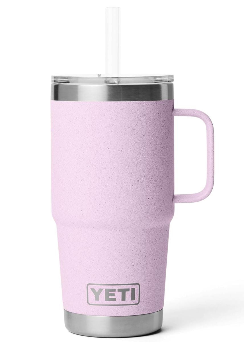 YETI Rambler Tumbler – Vacuum-Insulated Travel Mug with Handle & Straw
